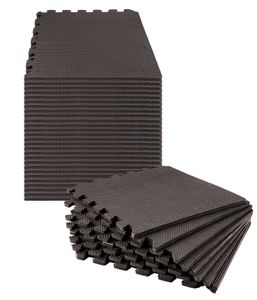 36er Pack Eva Puzzlematten a 40 x 40 x 1 cm Unterlegmatte Spielmatte Lärmschutzmatte Bodenschutz Mat