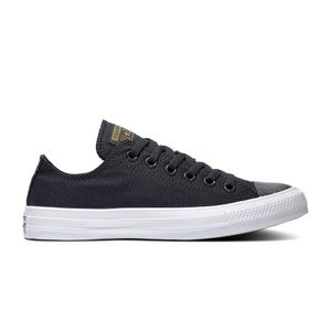 Converse Chuck Taylor All Star - Ox - Schwarz / Weiß / Gold Segeltuch Größe: 36 Normal