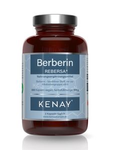 Berberin REBERSA® 300 Kapseln vegan PREMIUM PRODUKT | Nahrungsergänzungsmittel | KENAY®