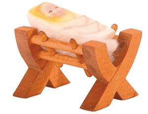Ostheimer Figur Krippe mit Kind II 2-tlg.