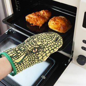 1Stk Ofenhandschuh,Verdickt Wärmeisoliert Backhandschuhe Grillhandschuhe