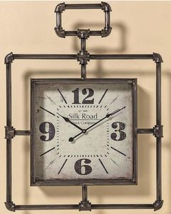 Boltze - Metall Wanduhr Tube 78cm - Silk Road Clock Company
