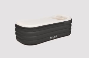 Tubble® Royale Aufblasbare Badewanne für Erwachsene - Black Onyx - Schneller Aufbau in 1 Min - Heiß- und