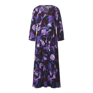 AOP Midi Ethno Dress 35181 lupine lilac Größe 42