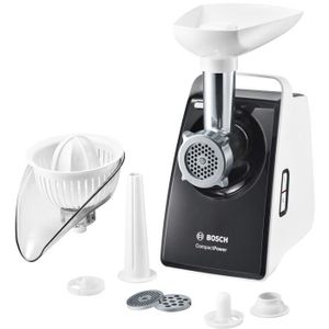Bosch MFW3630A, 500 W, Czarny, Biały, 1,9 kg/min, 1600 W, 200-230 V, 50 - 60 Hz