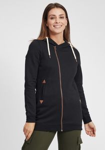 OXMO OXVicky Sweat Zip-Hoodie Long Zip Hood Long Damen Sweatjacke Kapuzenjacke Hoodie mit Kapuze