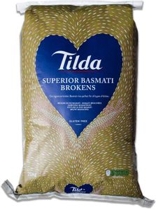 TILDA Genuine Goodness Basmati Bruchreis 20 kg | Basmatireis | Superior Broken Basmati