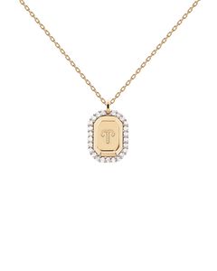 PDPaola CO01-568-U Damen-Halskette Sternzeichen Widder Silber vergoldet