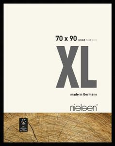 Nielsen Holz Bilderrahmen XL, 70x90 cm, Schwarz