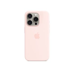 Apple iPhone 15 Pro Silikon Case mit MagSafe Hellrosa iPhone 15 Pro