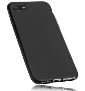mumbi Hülle kompatibel mit iPhone 7 / 8 / SE 2 2020 Case Schutzhülle Tasche, schwarz
