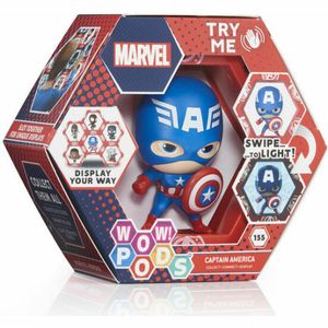 WOW! PODS Colección Vengadores - Capitán América Figura Cabeza Bobble-Head de superhéroe coleccionables Oficiales de Marvel  WOW PODS