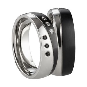 Edelstahl Ring Bandring schmaler schlichter Freundschaftsring Damen Herren 5mm