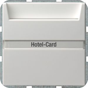 Gira 014003 Hotel-Card-Taster BSF System 55 Reinweiß
