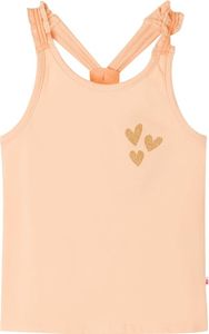 Tank top dziecięcy jasnopomarańczowy 128
