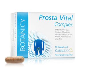 PROSTA VITAL COMPLEX, für Prostata, Blase und Harnwege, mit Plasys 300, Extrakt aus Kürbiskernen, Pinienrinde und Brennessel