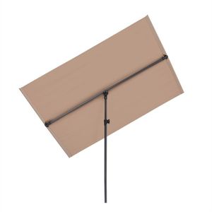 Blumfeldt Flex-Shade L slnečník, 130 x 180 cm, polyester, UV ochrana, taupe