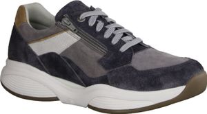 Xsensible SWX14 Schnürer, Herren, Leder, Grey, Bequemschuhe, Wechselfußbett - Herrenschuhe Sneaker / Schnürschuh, Grau, leder