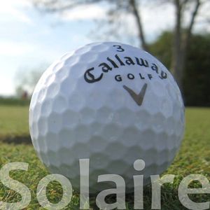 25 Callaway Solaire Weiss Lakeballs / Golfbälle - Qualität Aaa / Aa
