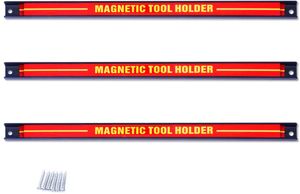 Magnetleiste Werkzeugleiste Magnet, Werkzeughalter Werkzeughalterung, Magnet Werkzeug Halterung, Belastbarkeit bis 10 KG (3 Stück)