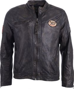 Mustang Lederjacke Varberg Herren dunkelbraun 6XL