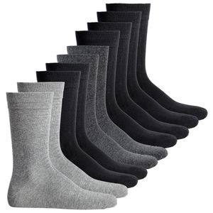 JACK&JONES Herren Socken 10er Pack - JACJENS SOCK, One Size Schwarz/Grau/Marineblau 40-46