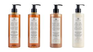 Prija XL Ginseng Set - 4 x 380ml - 1 x Körpercreme für Hände und Körper - 1 x Haut-& Haar Shampoo Vitalisierend - 1 x Flüssigseife Für Geschmeidige Haut - 1 x Cremiges Schaumbad