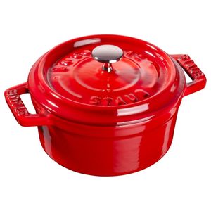 Staub Mini Cocotte 10cm rund Kirsche-rot, Gusseisen