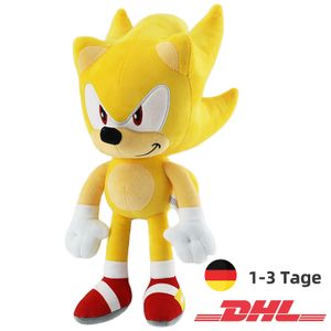 30cm Sonic Plyšová hračka, Super Sonic Plyšáci, Kreslený polštář panenky, Sonic Ježek hračky, roztomilý Amy Tails Shadow Rabbit Eggman