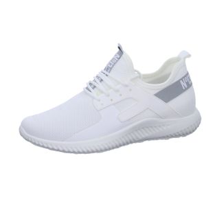 Sneakers Herren-Sneaker Weiß-Grau, Farbe:weiß, EU Größe:44