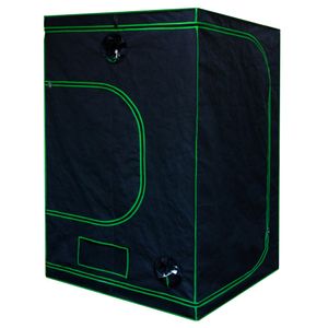 Grow Zelt für Pflanzen Zuchtzelt Gewächshaus Box Garten Anzucht Gemüse Kräuter Grow Schrank Indoor 140 x 140 x 200 cm Blumen klein Tomaten Hydro Green Kingpower