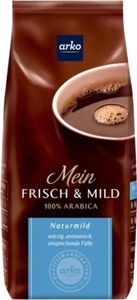 Arko FRISCH & MILD naturmild, 500g Bohnen Arko FRISCH & MILD naturmild, 500g Bohnen