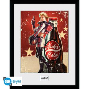 Fallout Kunstdruck mit Rahmen: Nuka Cola (40 x 30 cm)