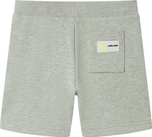 vidaXL Kindershorts mit Kordelzug Hellkhaki Melange 140