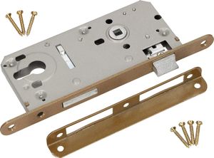 KOTARBAU® Innentür Einsteckschloss 90x50mm für Profilzylinder Universal Rechts und Links