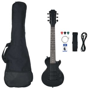 vidaXL E-Gitarre für Kinder mit Tasche Schwarz 3/4 30"