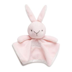 Boss Kuscheltuch Hase rosa tolles Geschenk Taufe Geburt Logo