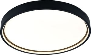 Wofi LED Deckenleuchte Dubai rund Ø45cm Dunkelgrau 27,5W 2400lm warmweiß 3000K 3-Stufen dimmbar Wofi LED Deckenleuchte Dubai rund Ø45cm Dunkelgrau 27,5W 2400lm warmweiß 3000K 3-Stufen dimmbar