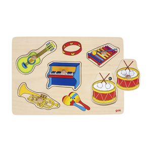 goki 57520 Soundpuzzle Musikalien, mit Instrumentensounds, bunt