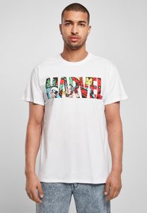 Pánské tričko Mr. Tee Marvel Logo Character Tee white - XXL