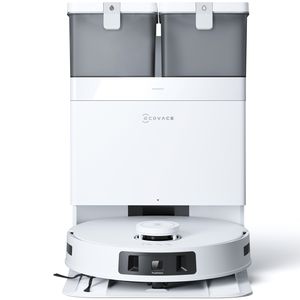 ECOVACS Saug- und Wischroboter DEEBOT T30C Pro Omni Roboterstaubsauger, Saugroboter mit Wischfunktion, Staubsauger Roboter mit 12800Pa Saugkraft Weiß
