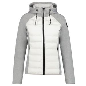Icepeak Ashburn Midlayer Jacke für Damen mit Kapuze, Farbe:Weiß, Größe:XL