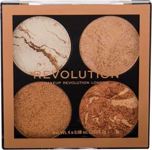 Makeup Revolution Cheek Kit Don't Hold Back Face Bronzing Highlighter Palette 4 odtiene 8,8 g