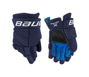 Bauer S21 X JR 11 Navy Eishockey-Handschuhe