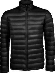 SOLS Herren Steppjacke Wilson leicht PC3316 (XL) (Schwarz) SOLS Herren Steppjacke Wilson leicht PC3316 (XL) (Schwarz)