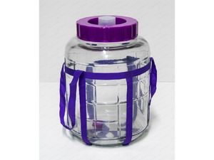 15L Gärballon Universelles Glas mit Gärsystem Gärbehälter Glasballon Wein