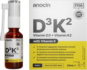 MNZ-Vitamín D3 K2 Vitamín E - 1000 IU 2m Mcg Tropfen 20 ml D3 K2 Vitamín D3k2