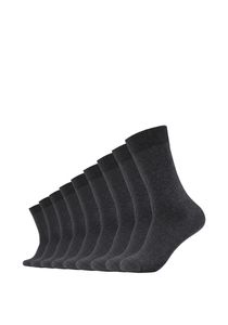 Camano Socken Comfort Baumwolle im praktischen 9er Pack dunkelgrau 43-46