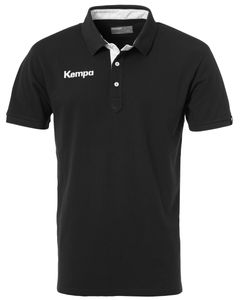 Kempa PRIME POLO SHIRT schwarz/weiß