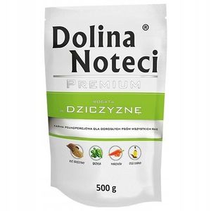 DOLINA NOTECI PREMIUM mokra karma dla psa bogata w dziczyznę 500g